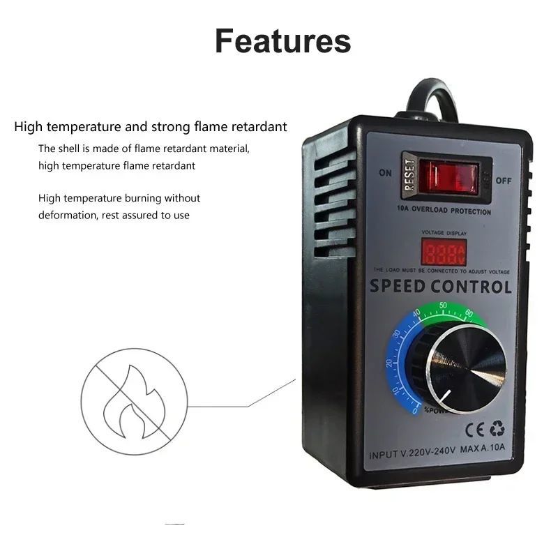 DJ-SC40 AC Regulátor napětí 2200W