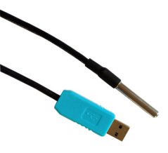 HI-DSUSB1-1M USB teplotní čidlo DS18B20 1m - vodotěsné