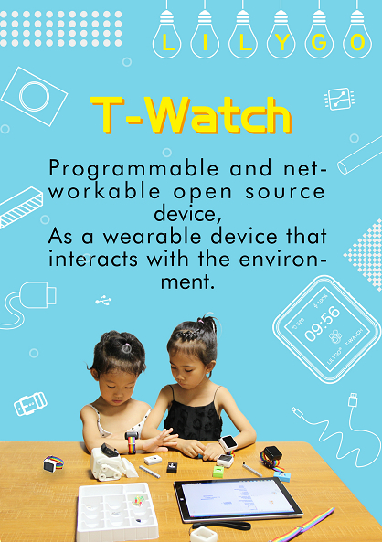 LILYGO® TTGO T-Watch-N - Programovatelné hodinky s ESP32 a dotykovým displejem