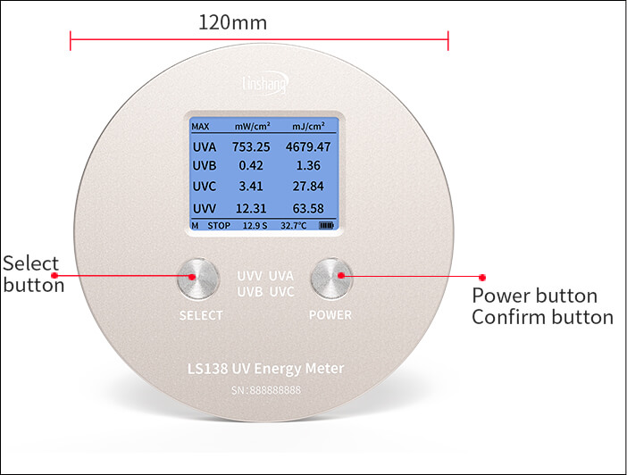 LS138 UV Energy Meter – Simultaneous UVA/UVB/UVC/UVV Measurement