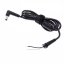 DC napájecí kabel s konektorem 5,5x2,1mm, 1m - Tvar: Zahnutý