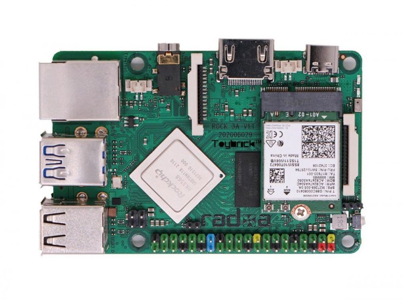 ROCK 3A Single-Board Computer for Development and IoT