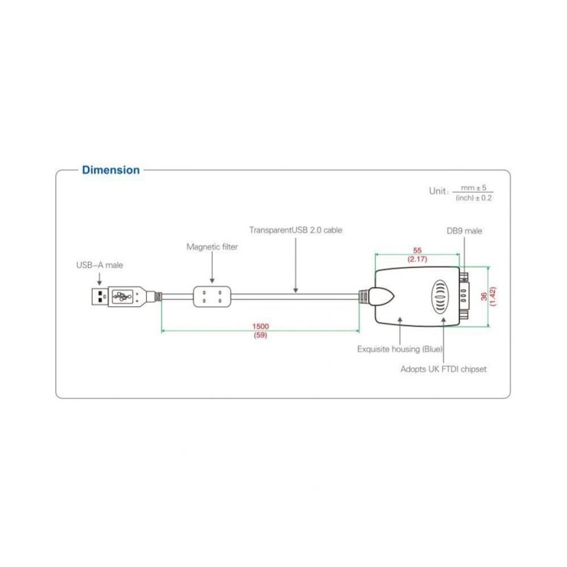 890A professional RS-485/422 USB adapter