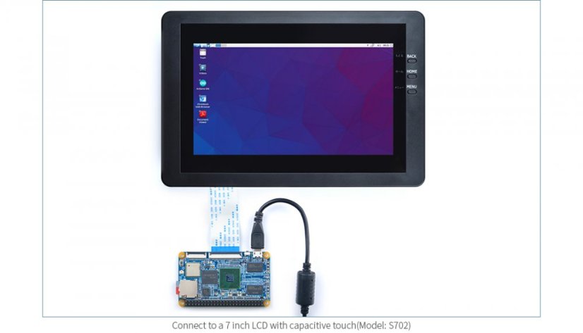 NanoPi Core4418 Vývojová Deska S5P4418 - 1GB RAM, 8GB eMMC