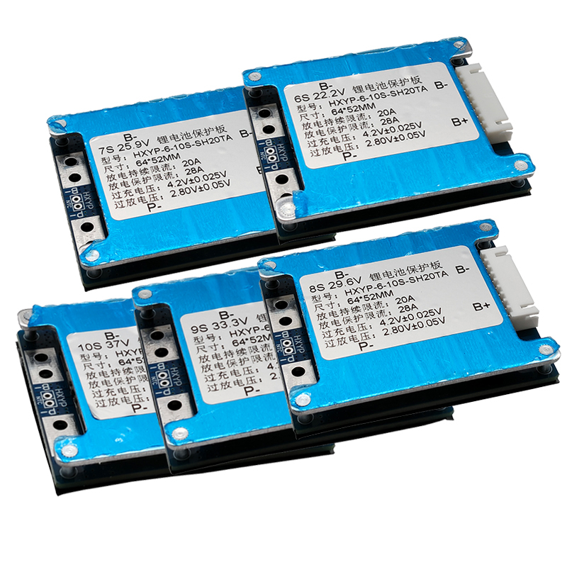 BMS 6--xS 18A pro Li-Ion články - Model: HXYP-6-9S-SH20TA 37.8V