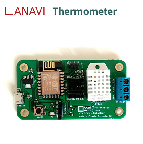 ANAVI Thermometer - Intelligent Solution for Temperature and Humidity Measurement