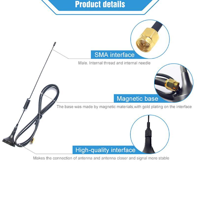 GSM 3G Všesměrová Anténa s Magnetickým Podstavcem, 7dBi, 3m Kabel, SMA M