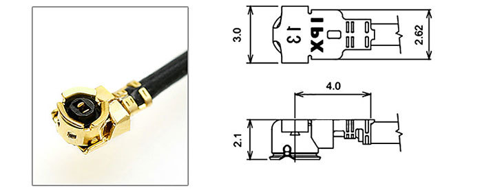 Pigtail U.FL - RP-SMA F
