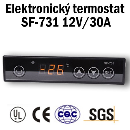 SF-731 12V/30A - Elektronický termostat pro chlazení a mražení