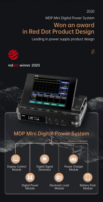 MDP-XP2 Modular Power Supply with Powerful Display