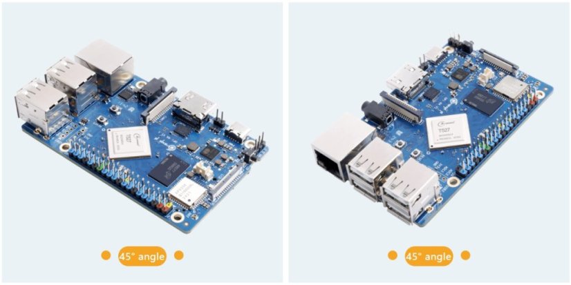 OrangePi 4A s procesorem Allwinner T527 - Paměť: 2GB