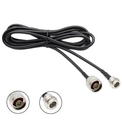 RG58 Coaxial Cable with N-Type M-F Connectors – Low Loss and High Flexibility