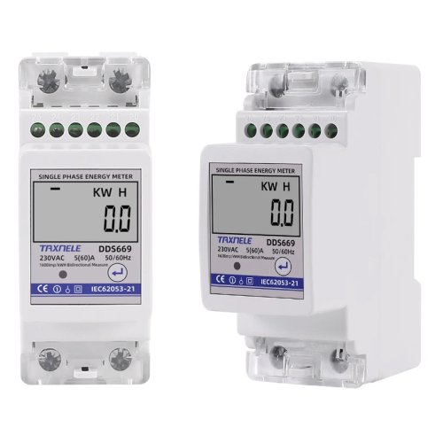 DDS669 Jednofázový měřič energie SDM230-Modbus na DIN lištu