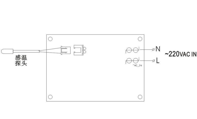 Digitální teploměr modul SF-111 220V