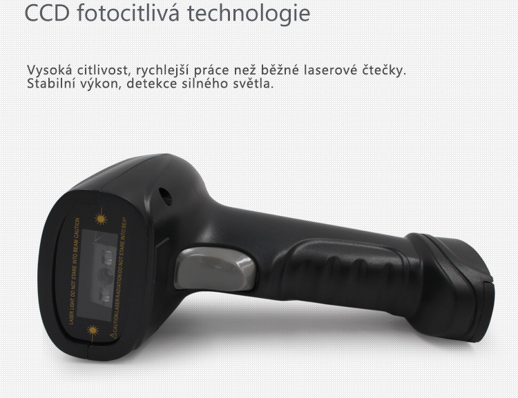 RGB-M1 USB CCD Čtečka Čárových Kódů 1D