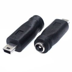 Mini-USB B to DC 5.5x2.1mm Adapter