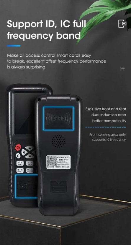 iCopy X100 - Ruční čtečka RFID čipů a karet