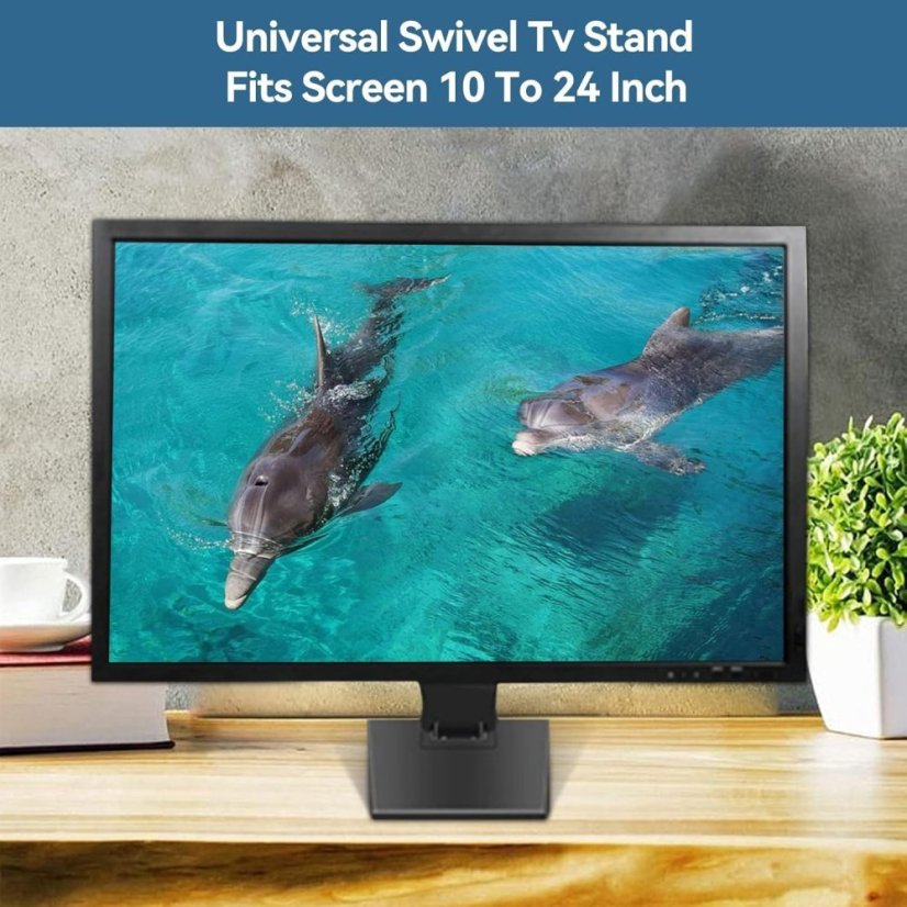 Adjustable Foldable Monitor Stand 10-24″ VESA 75×75 / 100×100