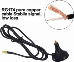 1090MHz anténa pro ADS-B USB dongly s MCX konektorem