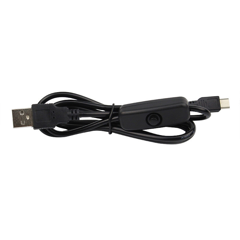 USB 2.0 Type-A Charging Cable with Switch for Micro-B
