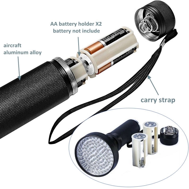 SV100 100 UV LED Svítilna 10W