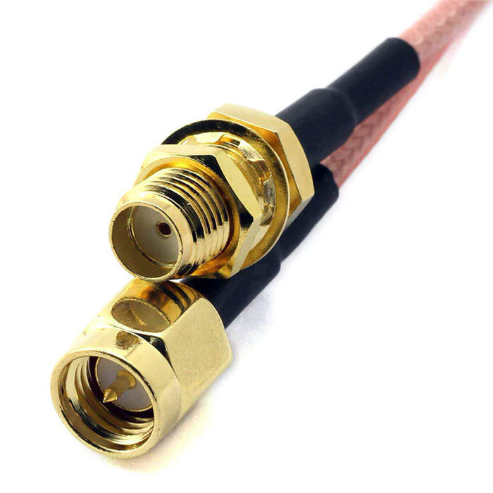 Antenna Cable Pigtail SMA F - SMA M RG316 - Length: 10cm