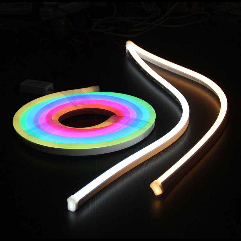 RGB LED Strip 2812S WS2812 SMD 5050 - 5m, 60 LEDs/m, 14.4W/m, IP67