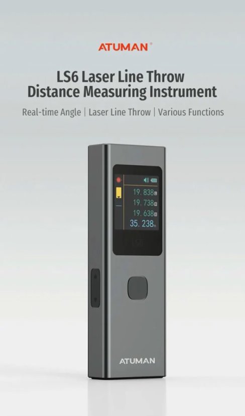 DUKA LS6 Laserový Dálkoměr 40m