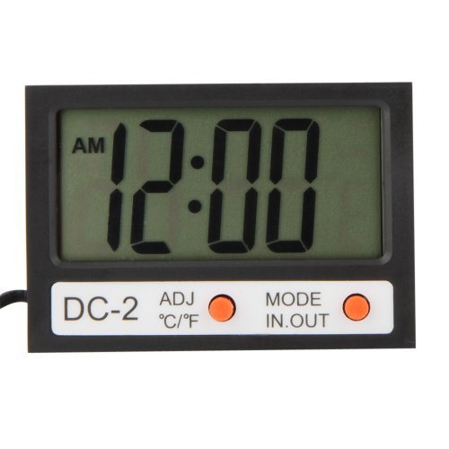 DC-2 Digitální LCD teploměr s interním a externím čidlem