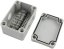 Plastic waterproof junction box