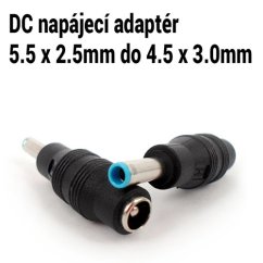 DC napájecí adaptér 5.5x2.5mm na 4.5x3.0mm