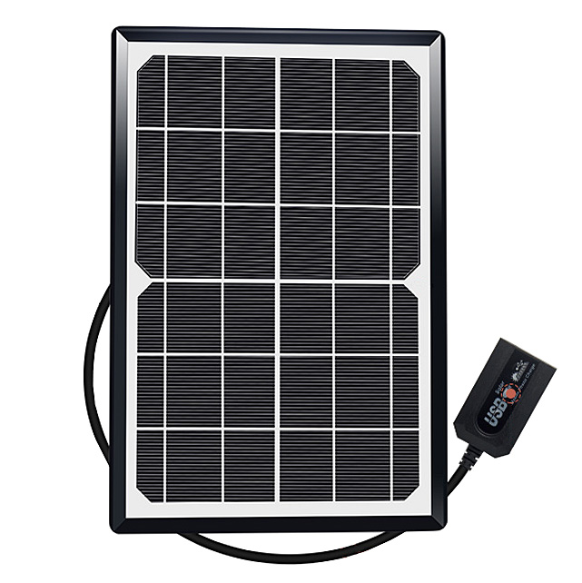 Mobilní solární panel s USB nabíječkou