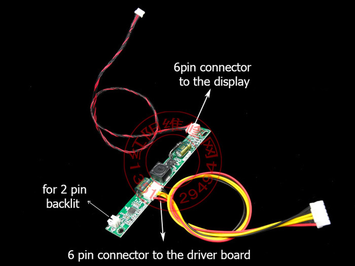 SQD-643 Inverter for Backlit Tube for 15-24" Displays 12V