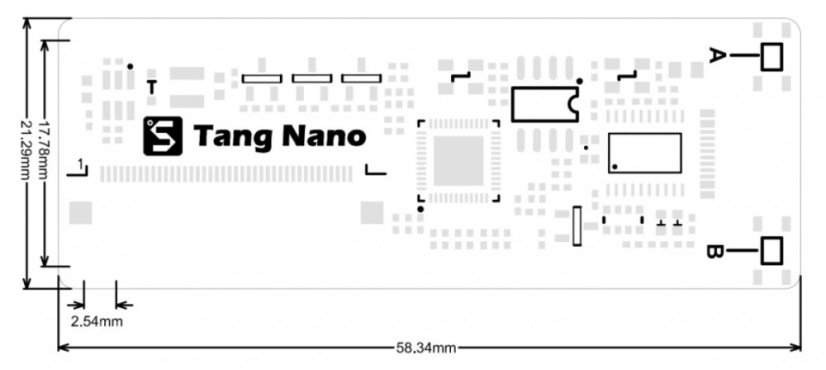 Sipeed Tang Nano FPGA Deska s GW1N-1 FPGA