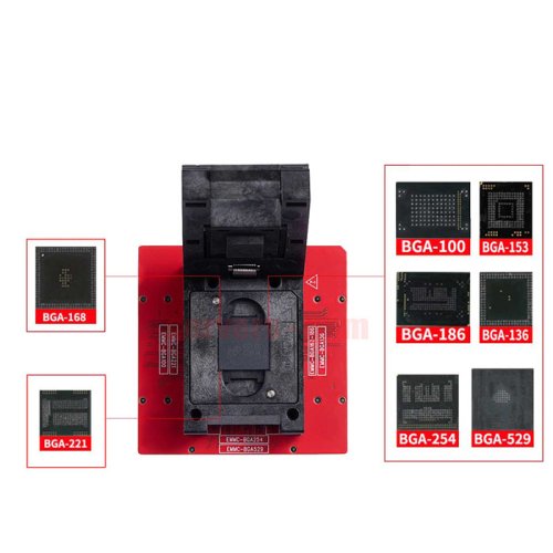 E-Mate X EMMC BGA 13 v 1 - Sada adaptéru