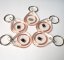 Mifare S50 13.56MHz RFID Non-rewritable UID Chip Keychain - Transparent