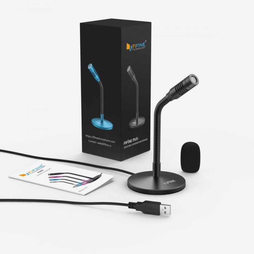 K050 USB Mikrofon pro PC s vysokou kvalitou zvuku