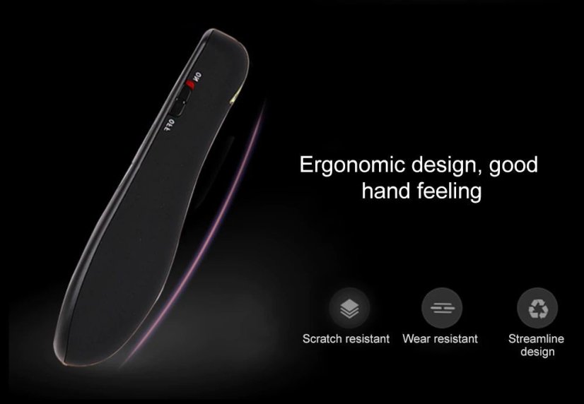 Deli 2804 Profesionální Laserové Ukazovátko a Dálkový Ovladač