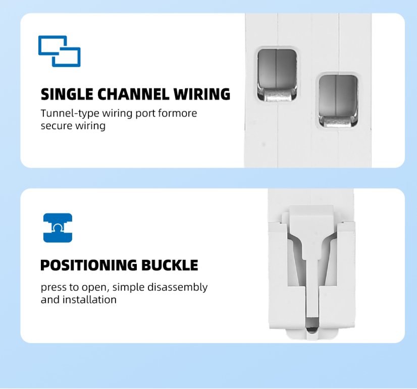 63A 1P+N WIFI Smart Switch a Elektroměr KWh - Model: TXCB2-TW