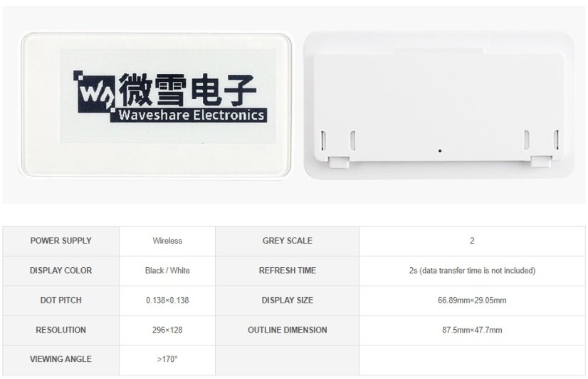 NFC-Powered e-Paper Displej