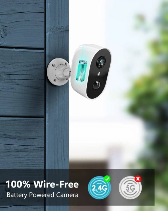 C2 Intelligent WiFi Wireless Camera with Battery 3MP