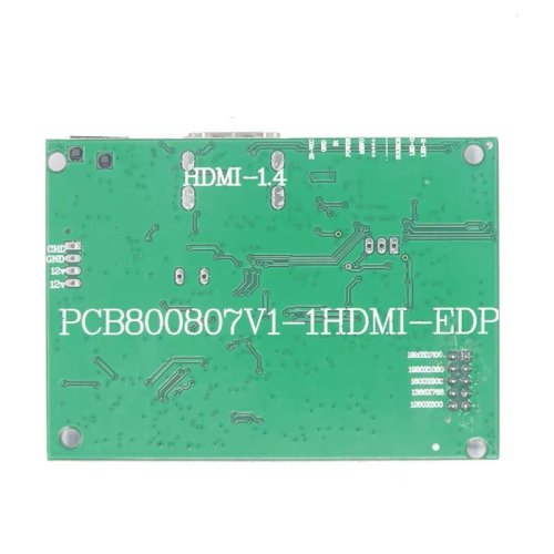 PCB800807 univerzální eDP TFT displej řídicí deska