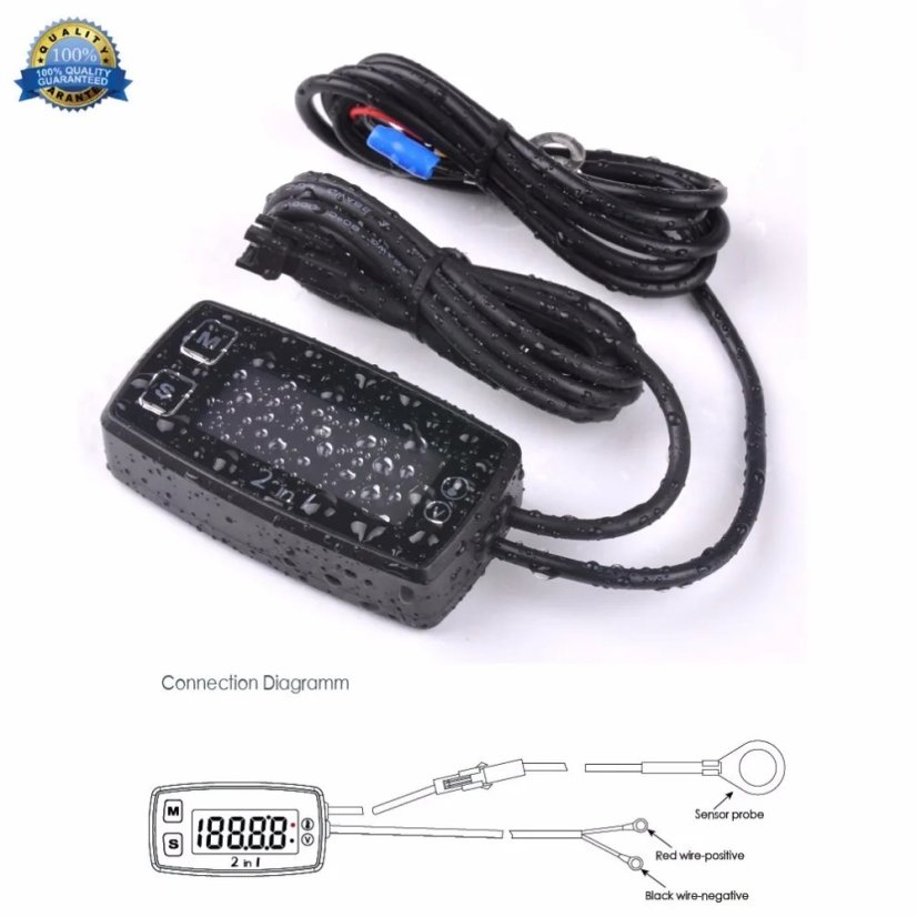 Digitální termometr RL-TM008 2v1 s IP67