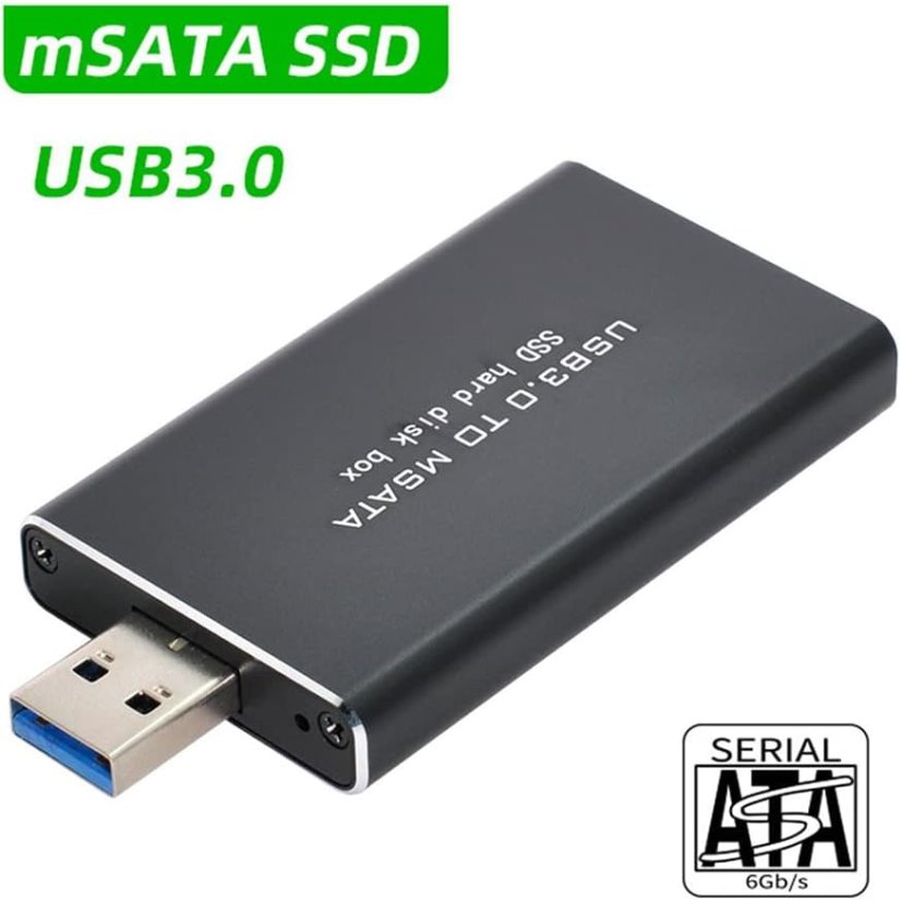 mSATA to USB 3.0 SSD Disk Adapter ASM1153E