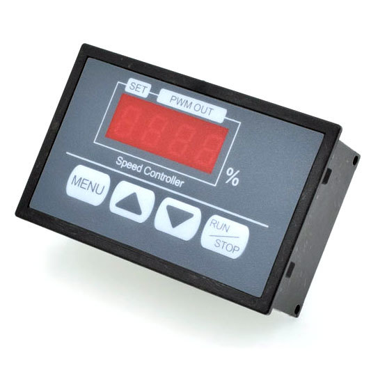 QA-26B 6-60V DC PWM LCD Regulátor Otáček pro Stejnosměrné Motory