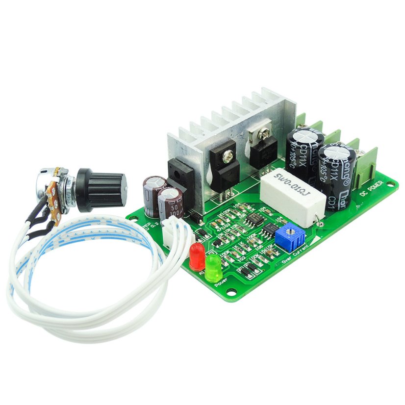 Regulátor otáček pro stejnosměrné motory - PWM DC 12V-36V 10A