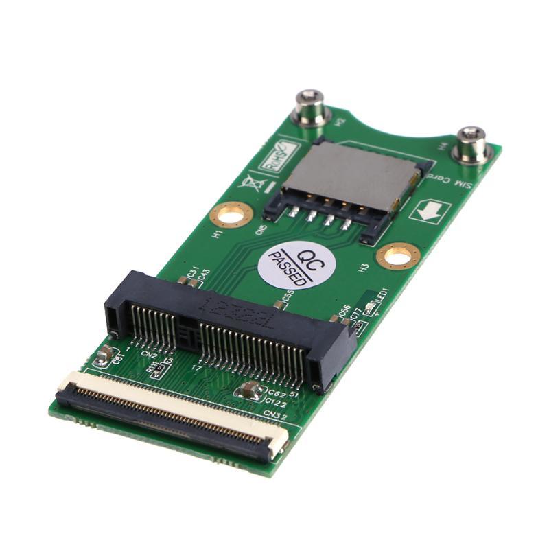 Mini PCI-E X mSATA Flexibilní Propojovací Kabel se SIM 8 Pin Slotem