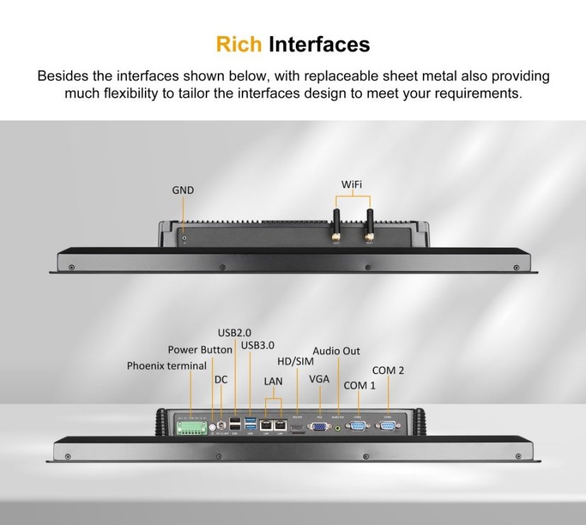 NWP2152 Industrial Tablet 21.5 inches with i3-6100U