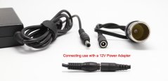 Redukce 12V zapalovače na jack 5.5 x 2.1mm