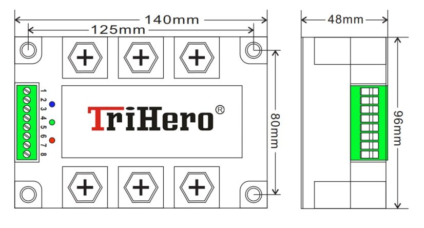KSTY Three-Phase Solid State AC Voltage Regulator 380V